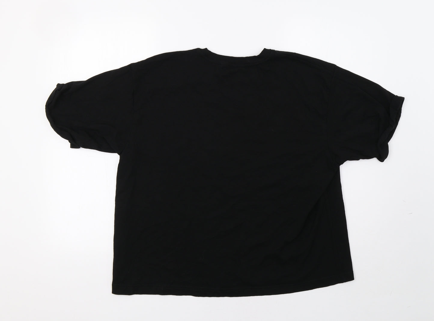 Primark Womens Black   Basic T-Shirt Size 14