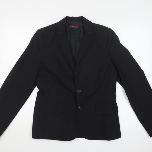 MARI PHILIPPE Womens Black   Jacket Suit Jacket Size 40