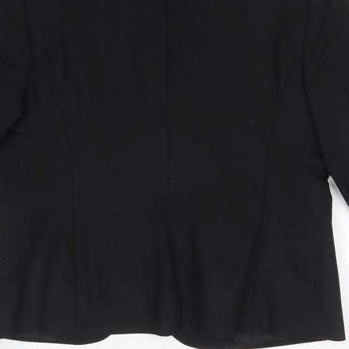 MARI PHILIPPE Womens Black   Jacket Suit Jacket Size 40