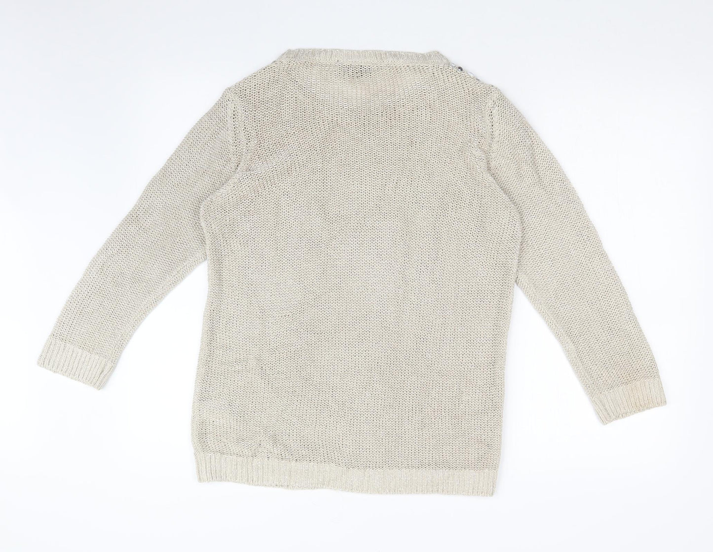 Wallis Womens Beige   Pullover Sweatshirt Size S
