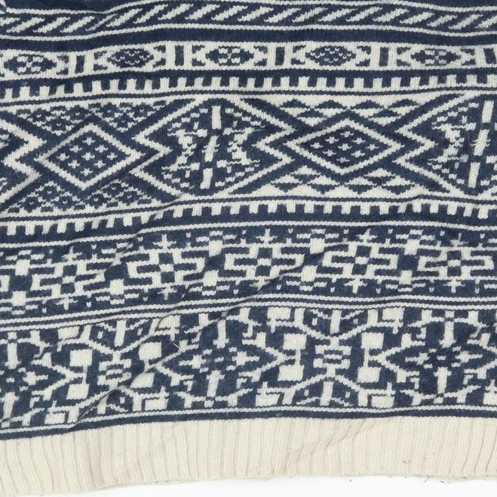 H&M Mens Multicoloured Fair Isle  Pullover Sweatshirt