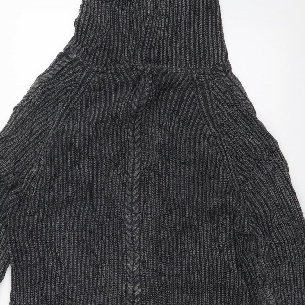 Saltrock Womens Grey Striped  Full Zip Jumper Size 12