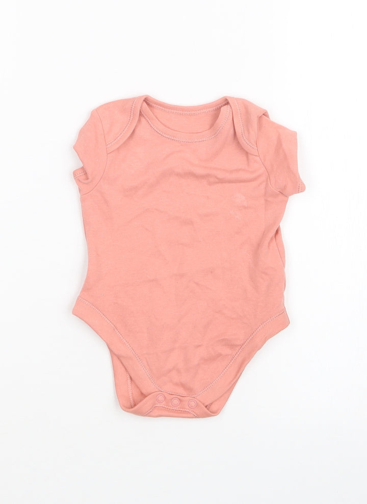 George Girls Pink   Babygrow One-Piece Size 3-6 Months