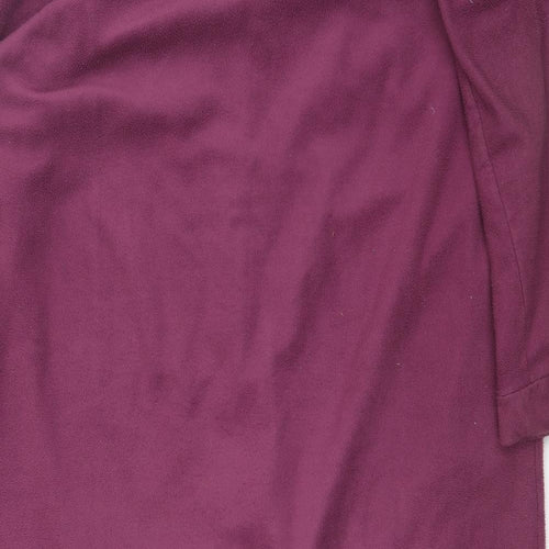Damart Womens Purple  Fleece Overcoat Coat