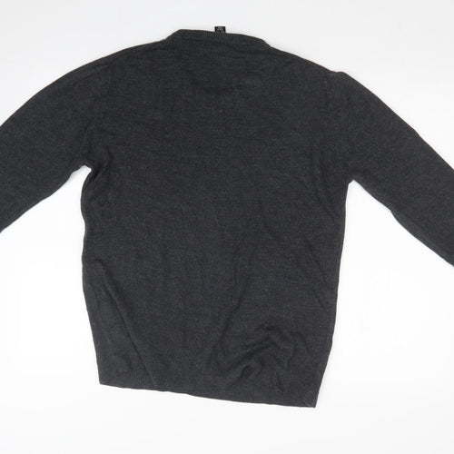 Cedar Wood State Mens Grey   Pullover Sweatshirt Size L