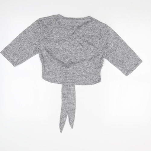 I SAW IT FIRST Womens Grey   Basic T-Shirt Size S