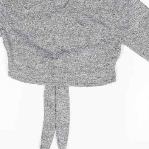 I SAW IT FIRST Womens Grey   Basic T-Shirt Size S