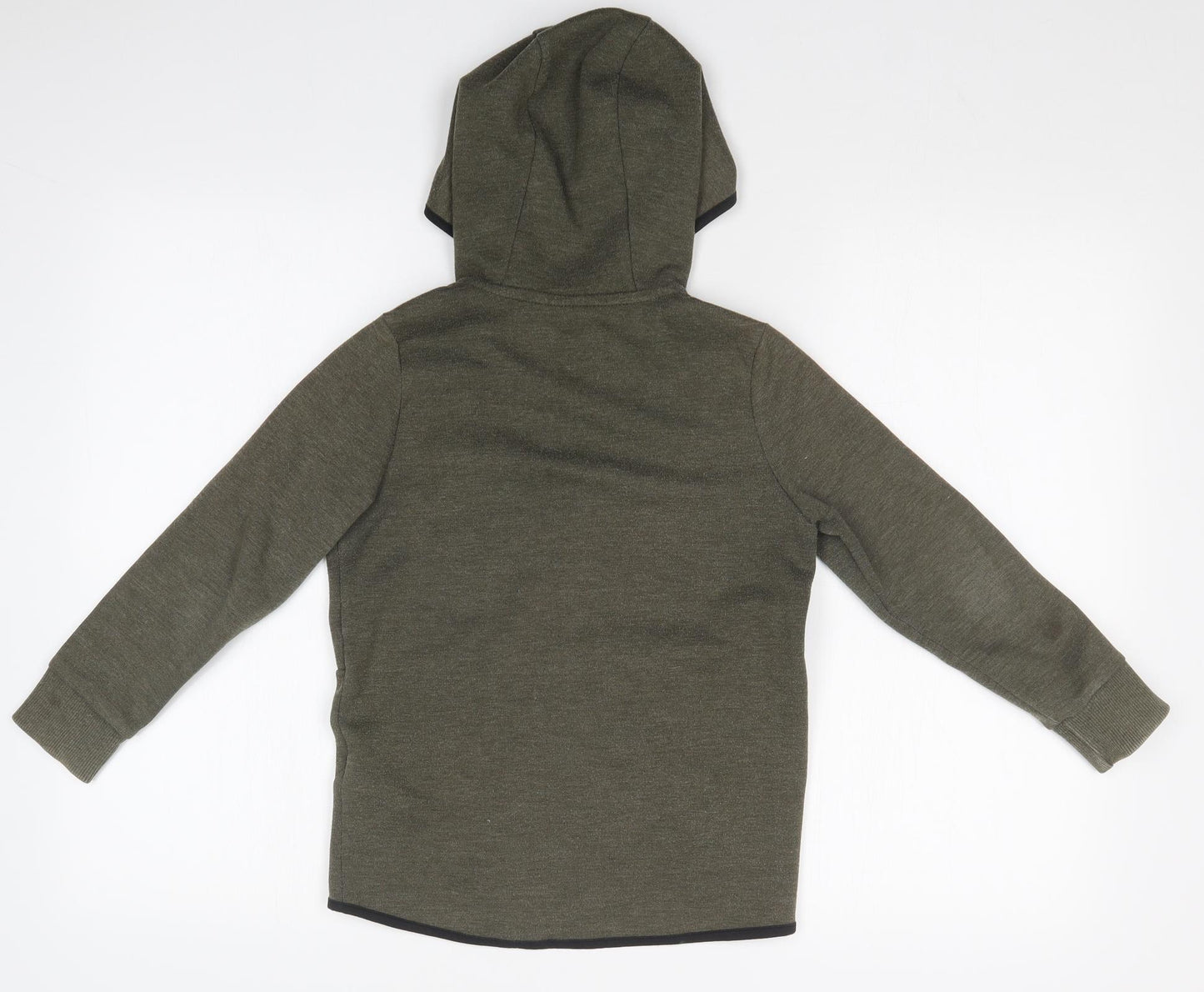 F&F Boys Green   Full Zip Jumper Size 7-8 Years