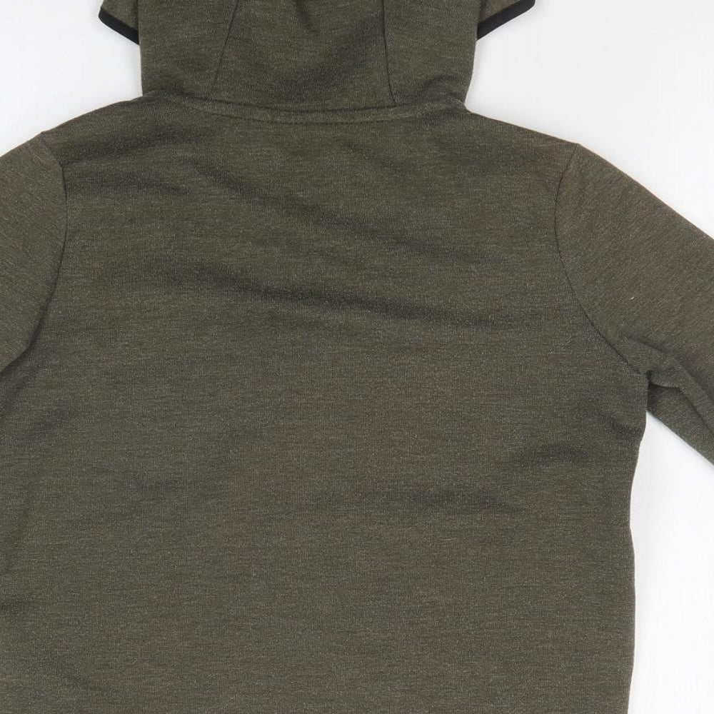 F&F Boys Green   Full Zip Jumper Size 7-8 Years
