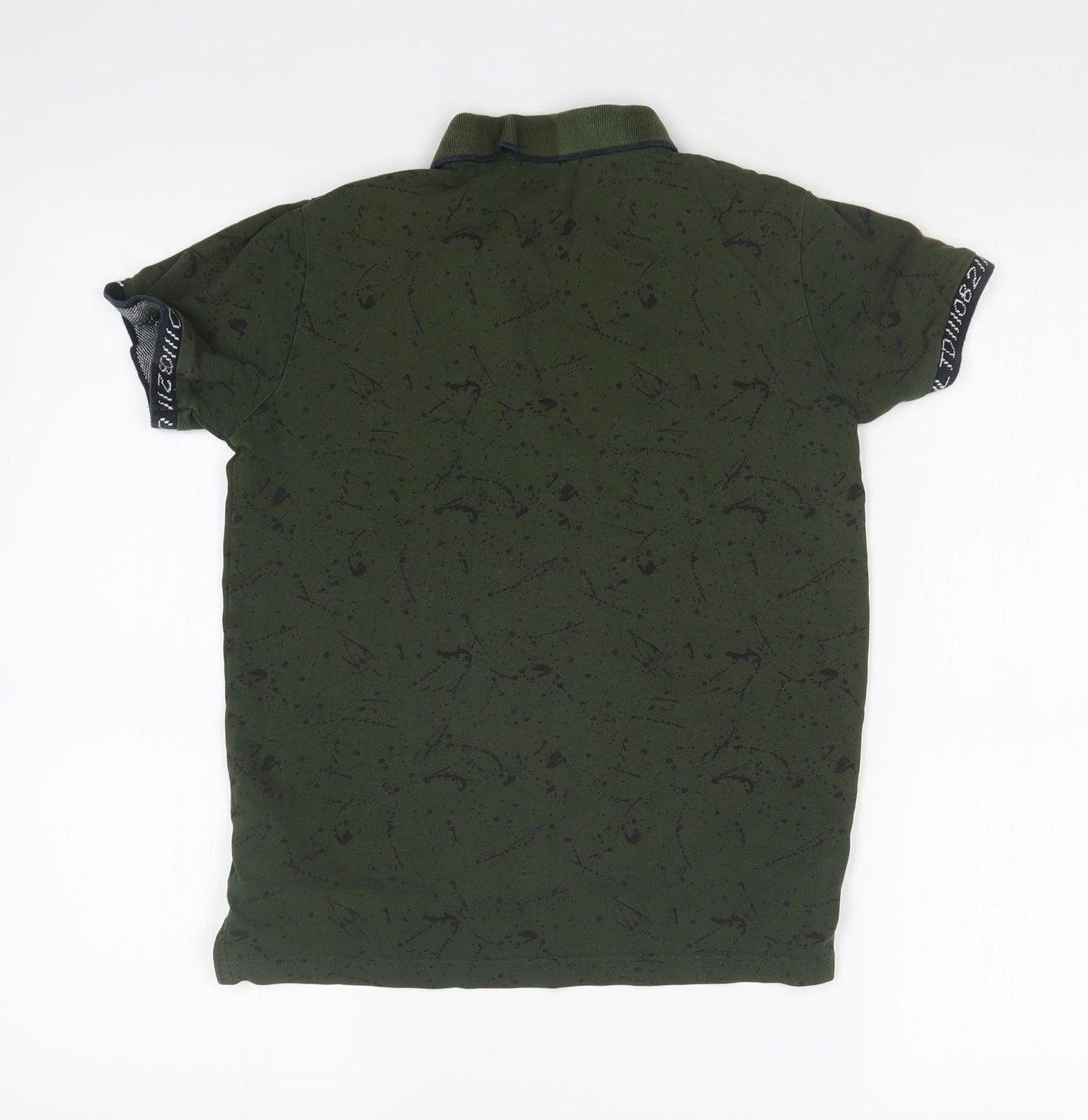 NEXT Boys Green Geometric  Basic Polo Size 10 Years