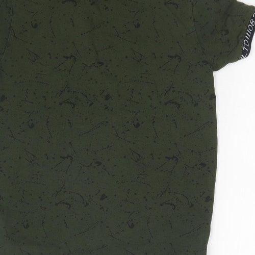 NEXT Boys Green Geometric  Basic Polo Size 10 Years