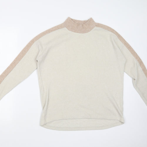 TU Womens Beige   Basic T-Shirt Size 8