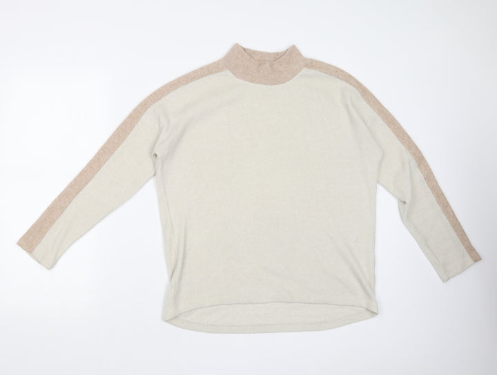 TU Womens Beige   Basic T-Shirt Size 8