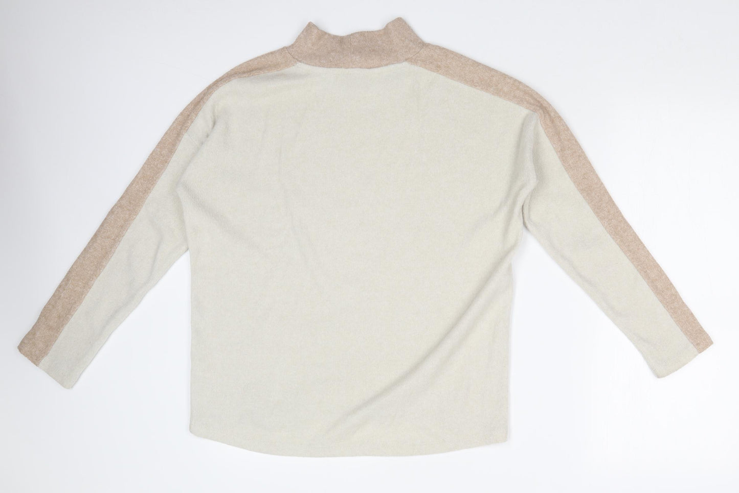 TU Womens Beige   Basic T-Shirt Size 8
