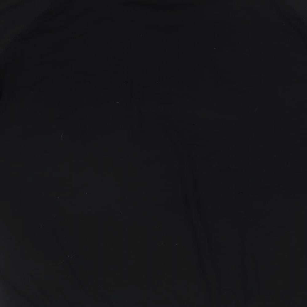 NEXT Womens Black Floral  Basic T-Shirt Size 10