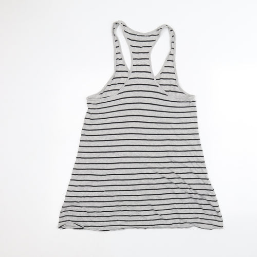 FOREVER 21 Womens Grey Striped  Basic Tank Size S