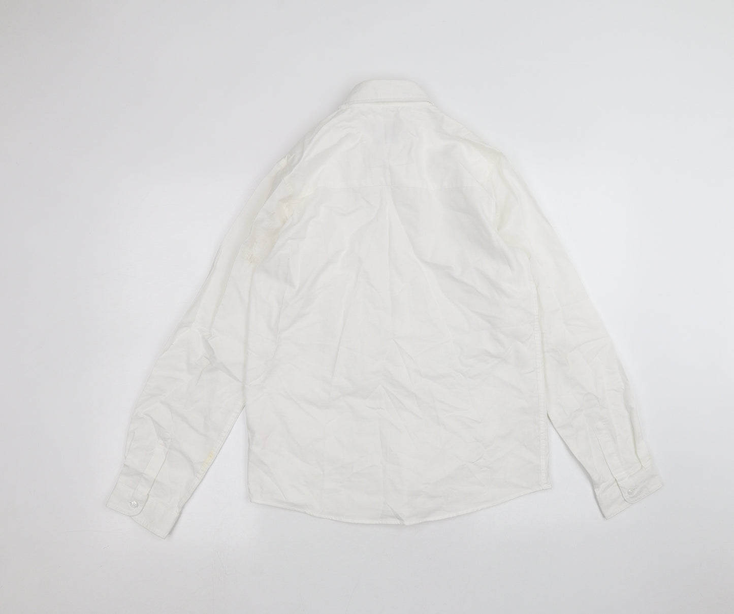 Primark Boys White   Basic Button-Up Size 13-14 Years