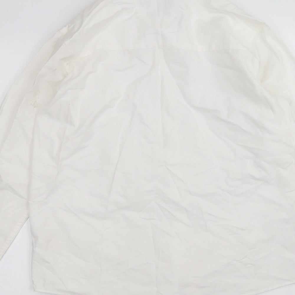 Primark Boys White   Basic Button-Up Size 13-14 Years