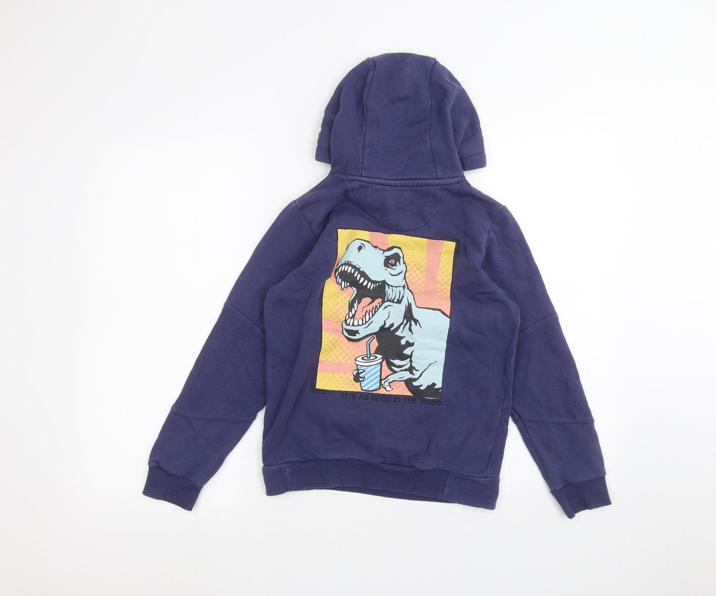 Nutmeg Boys Blue   Pullover Hoodie Size 8-9 Years