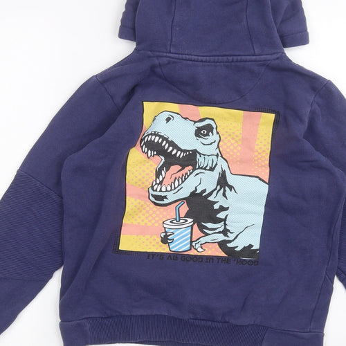 Nutmeg Boys Blue   Pullover Hoodie Size 8-9 Years
