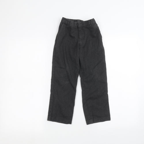 George Boys Black   Dress Pants Trousers Size 5-6 Years