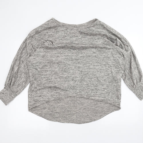 Preworn Womens Grey   Basic T-Shirt Size XL