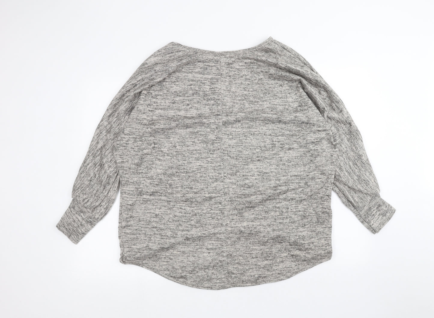 Preworn Womens Grey   Basic T-Shirt Size XL