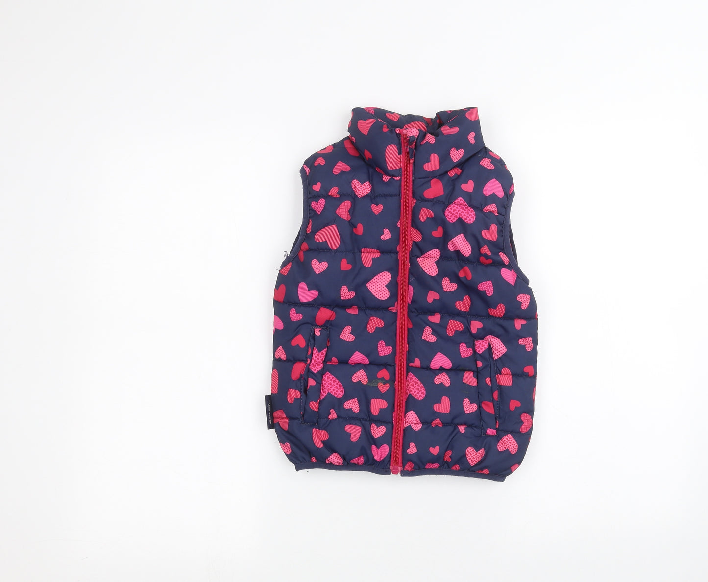 Mountain Warehouse Girls Blue   Puffer Jacket Coat Size 5-6 Years
