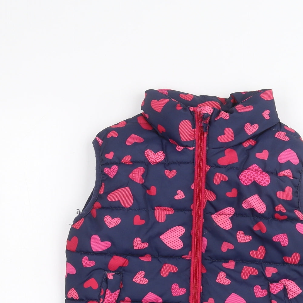 Mountain Warehouse Girls Blue   Puffer Jacket Coat Size 5-6 Years
