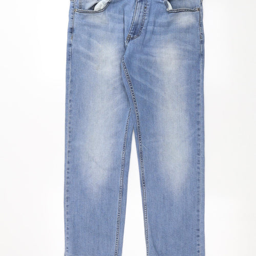 Easy Womens Blue   Straight Jeans Size 34 in L30 in