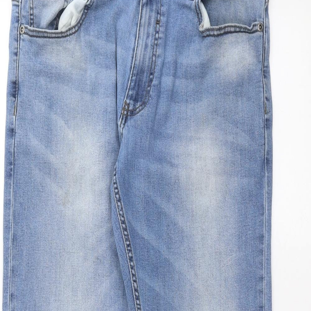 Easy Womens Blue   Straight Jeans Size 34 in L30 in