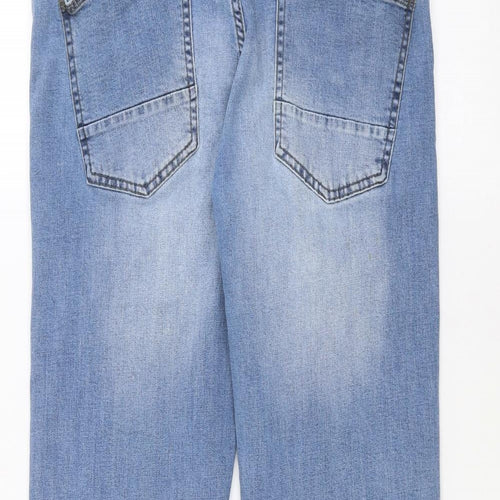 Easy Womens Blue   Straight Jeans Size 34 in L30 in