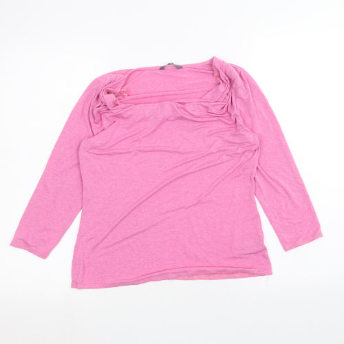 BHS Womens Pink   Basic T-Shirt Size 12