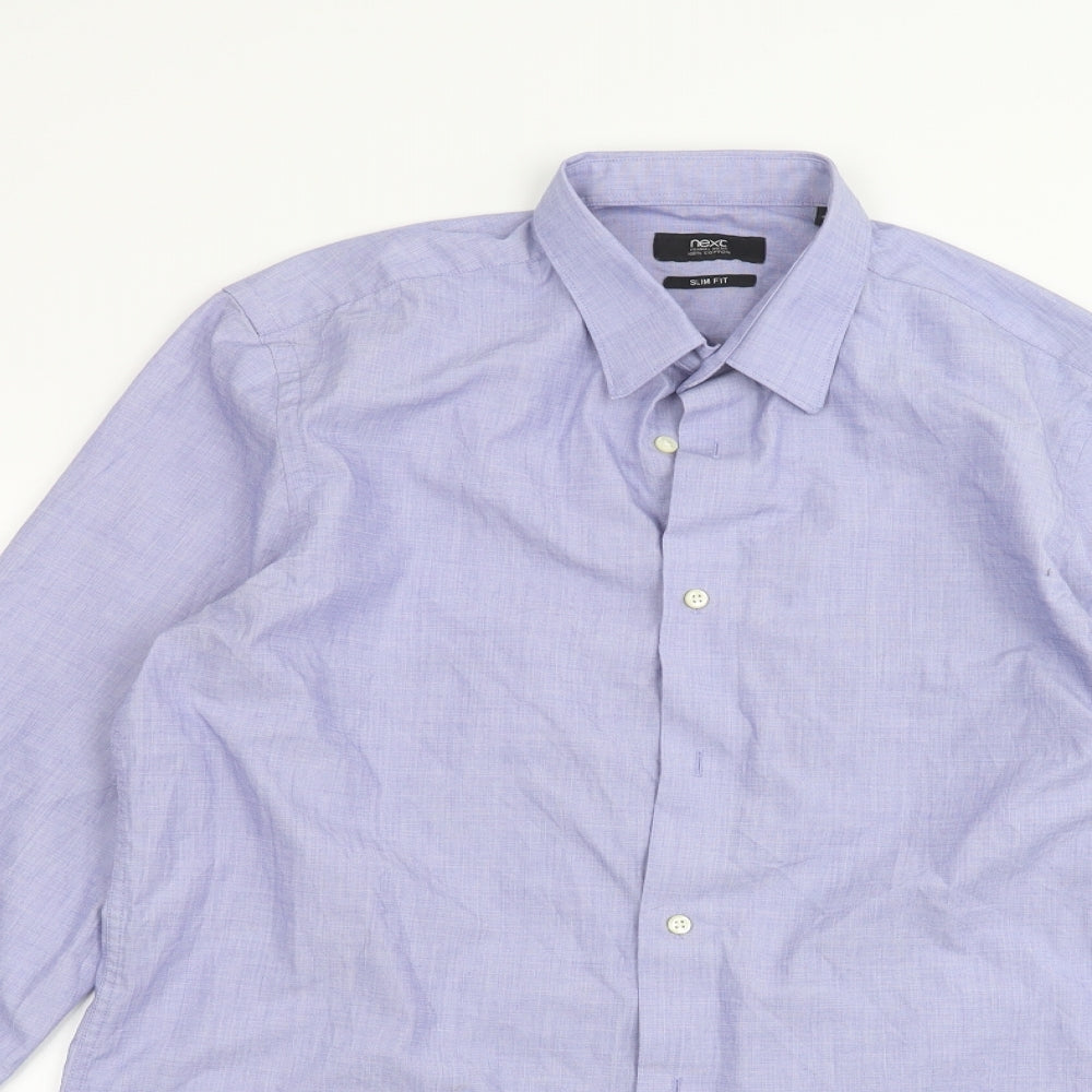 NEXT Mens Blue    Dress Shirt Size 15.5