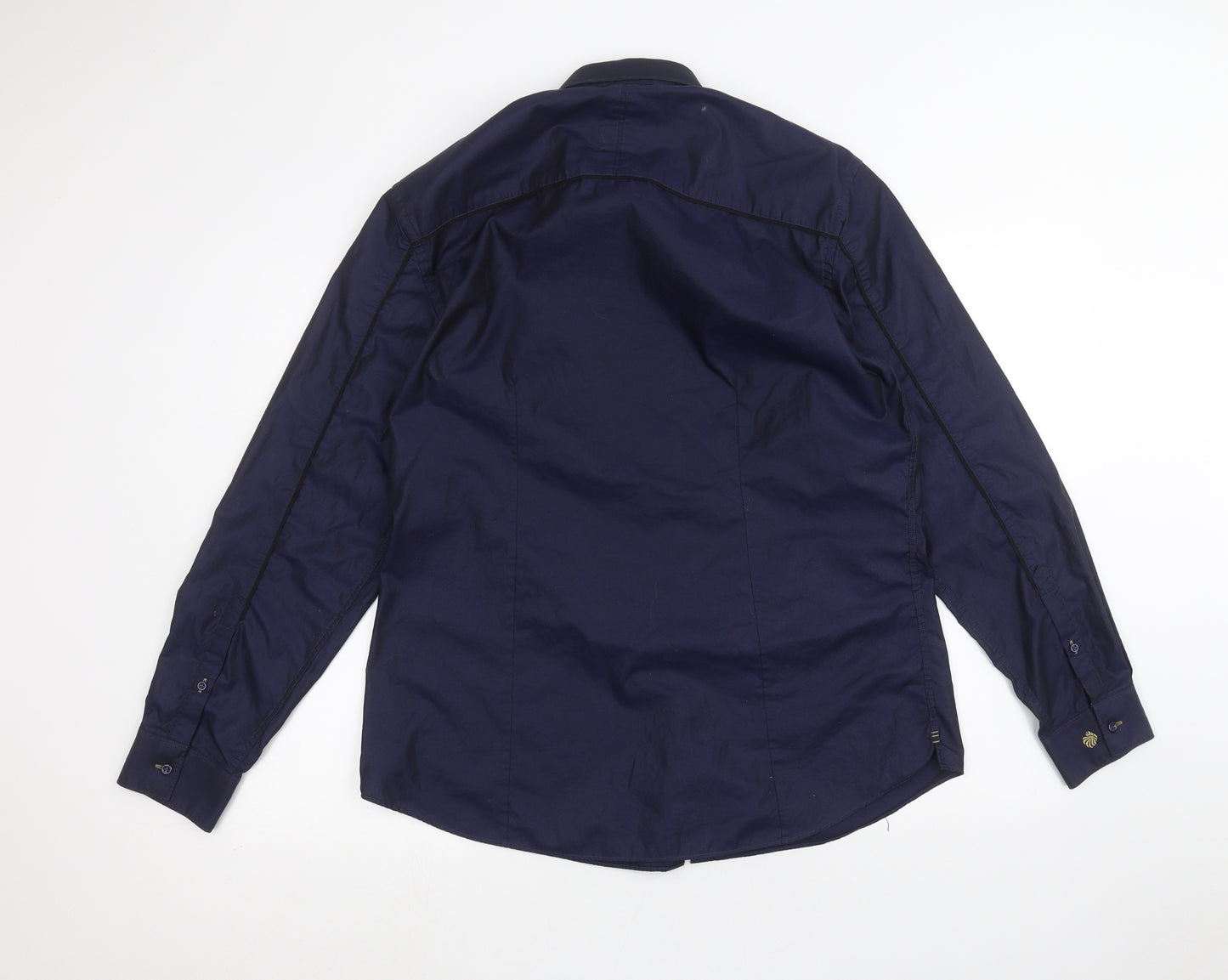 Team GB Mens Blue    Dress Shirt Size 16.5