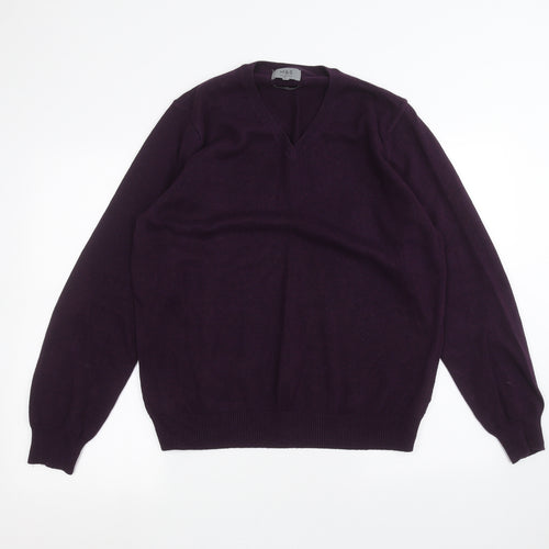 Marks and Spencer Mens Purple   Pullover Jumper Size L