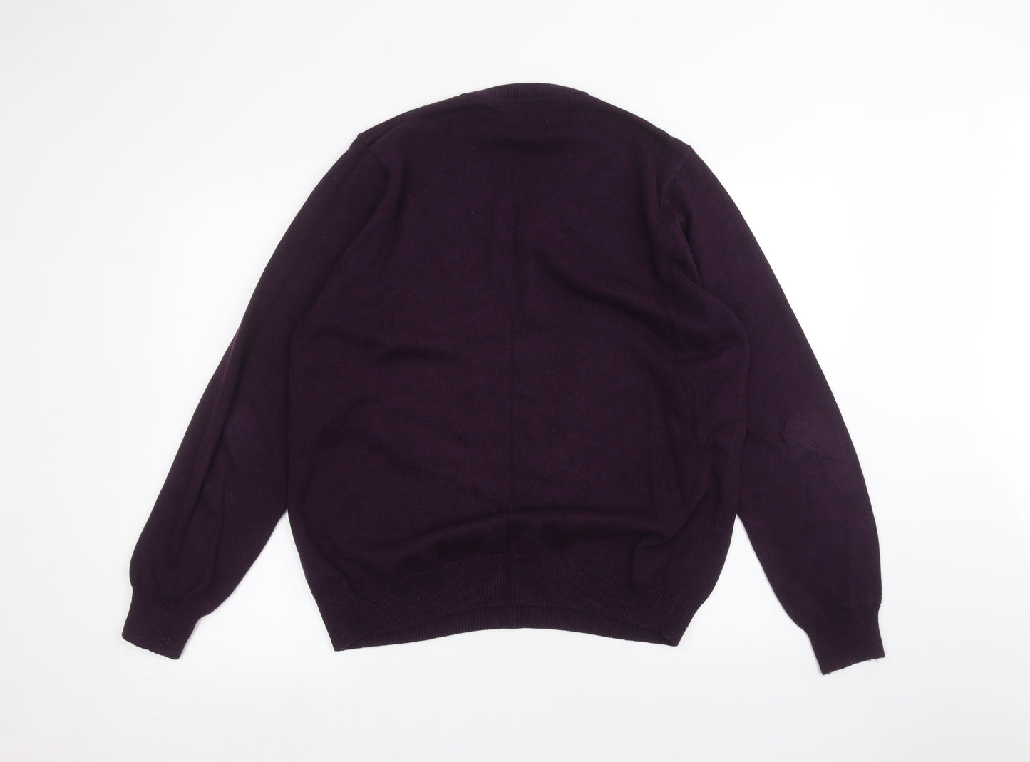 Marks and Spencer Mens Purple   Pullover Jumper Size L