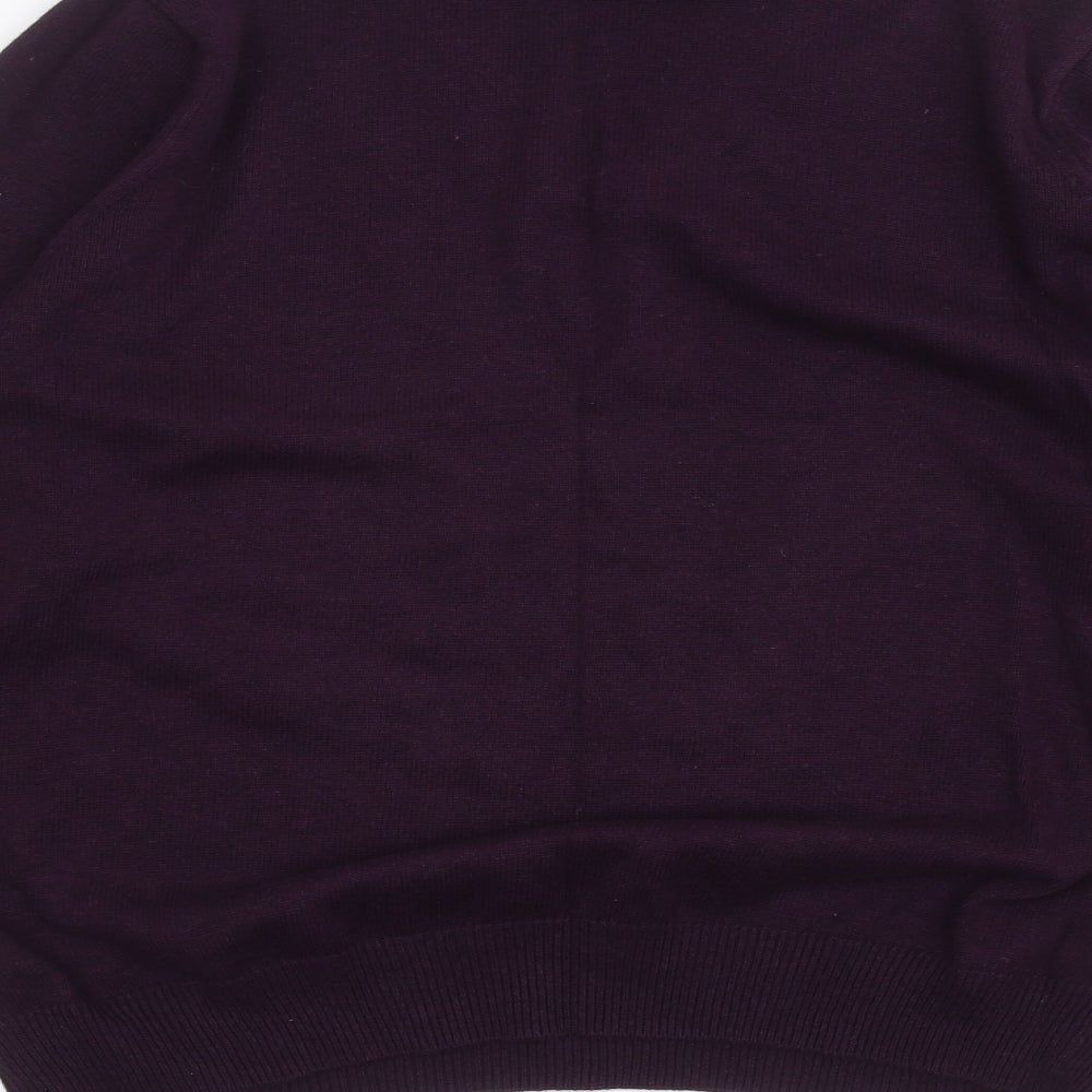 Marks and Spencer Mens Purple   Pullover Jumper Size L