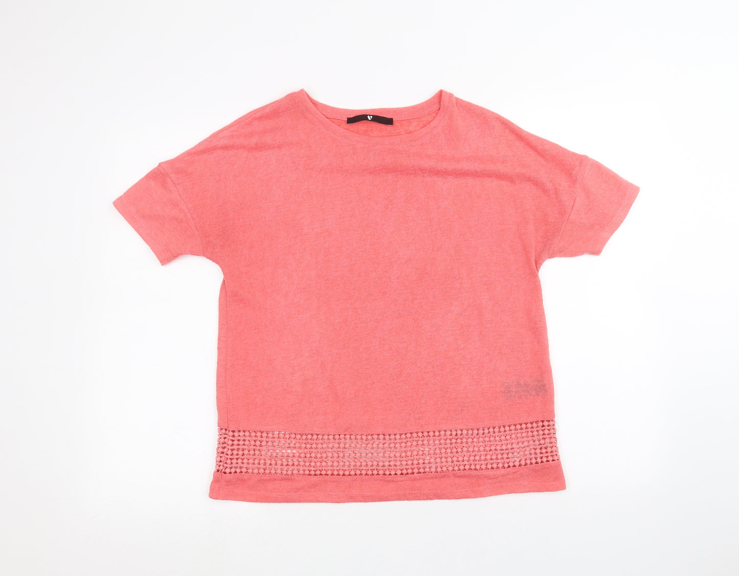 Very Womens Pink   Basic T-Shirt Size 10