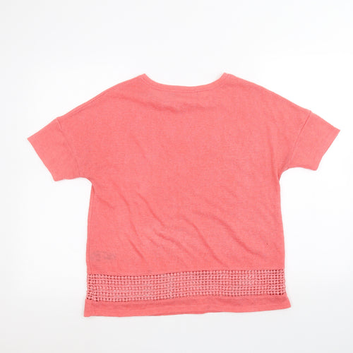 Very Womens Pink   Basic T-Shirt Size 10