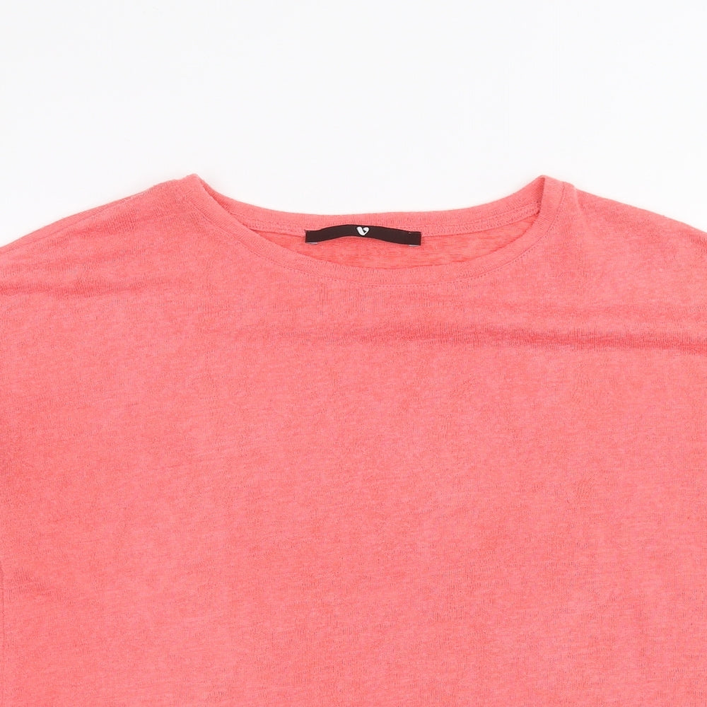 Very Womens Pink   Basic T-Shirt Size 10