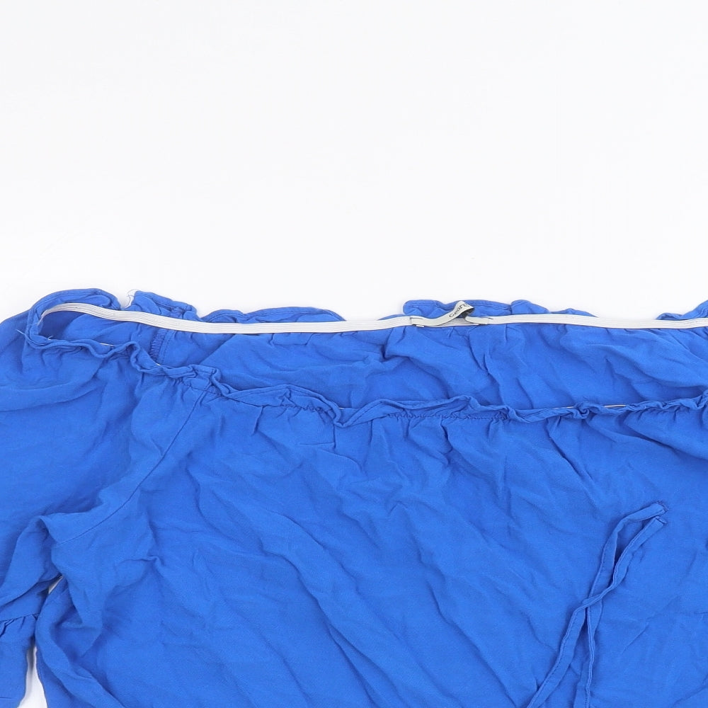 George Womens Blue   Basic T-Shirt Size 16