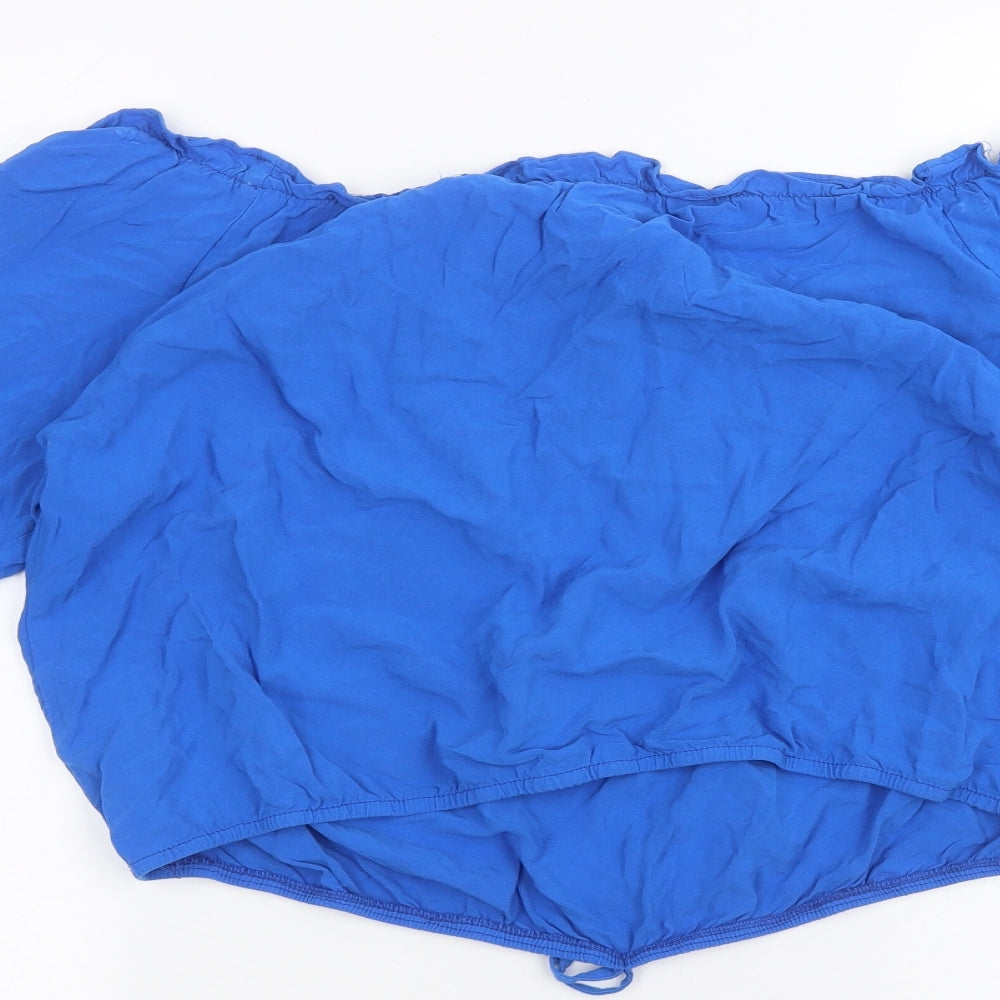 George Womens Blue   Basic T-Shirt Size 16