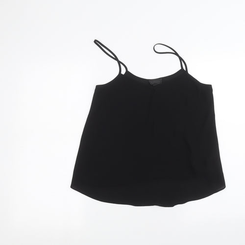 Topshop Womens Black   Basic Blouse Size 10