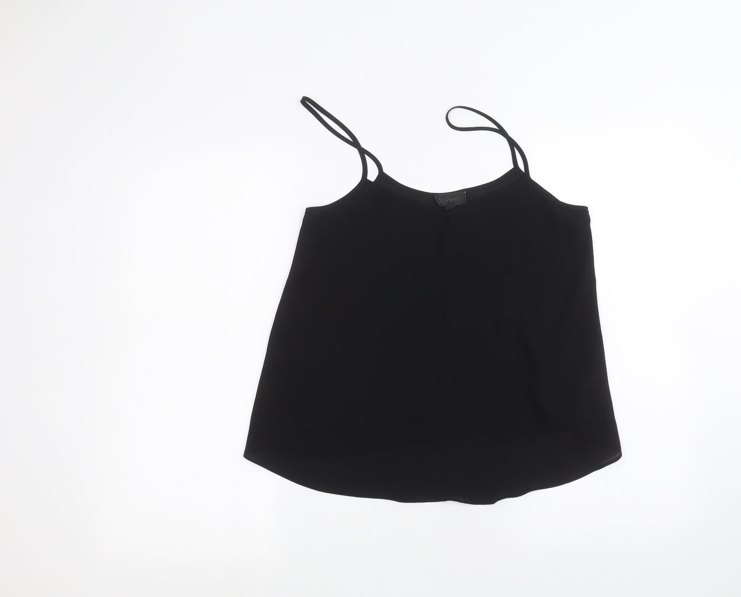 Topshop Womens Black   Basic Blouse Size 10