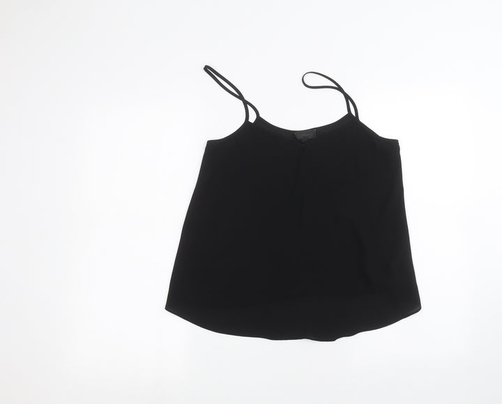 Topshop Womens Black   Basic Blouse Size 10