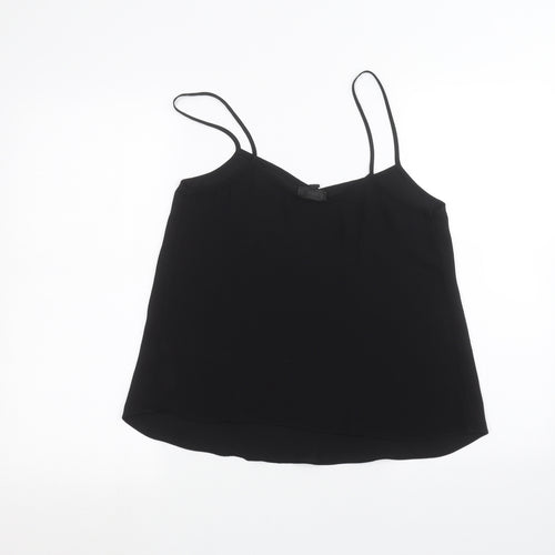 Topshop Womens Black   Basic Blouse Size 10