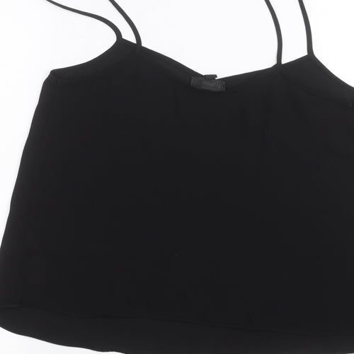 Topshop Womens Black   Basic Blouse Size 10