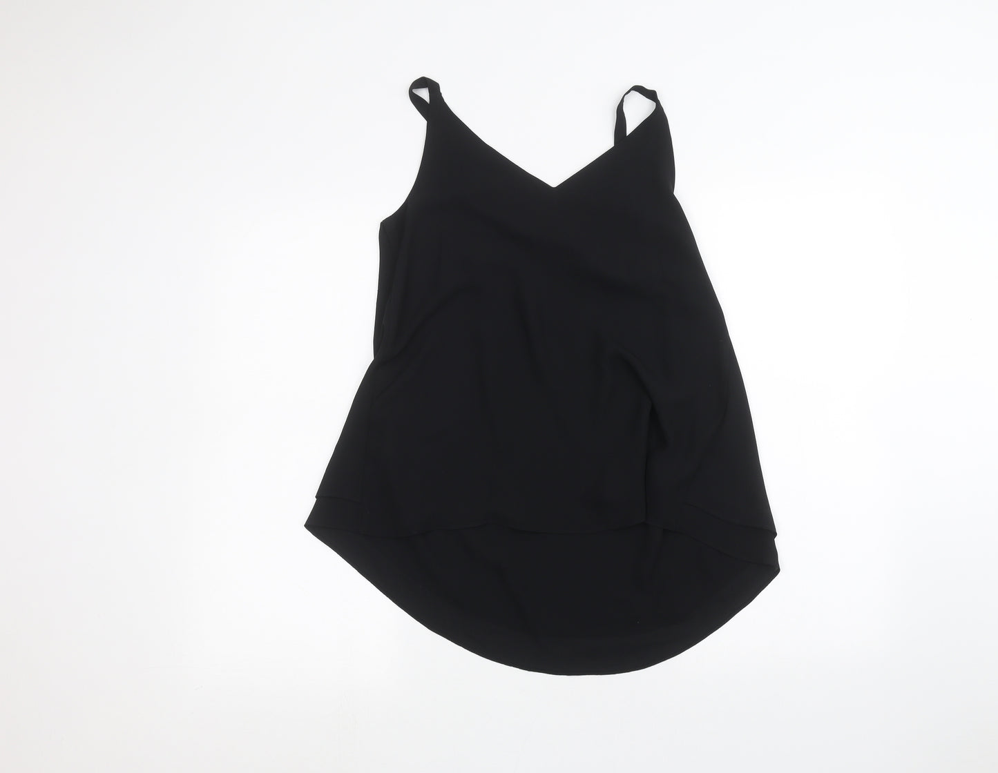 George Womens Black   Basic Blouse Size 8