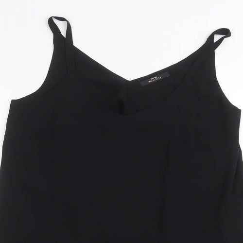 George Womens Black   Basic Blouse Size 8
